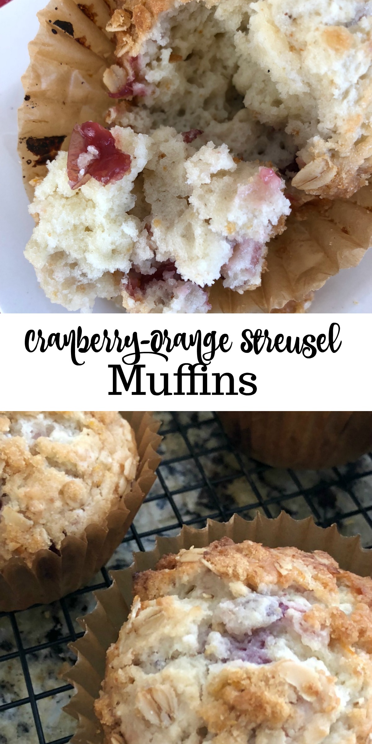 Cranberry-Orange Streusel Muffins - Dining With Debbie